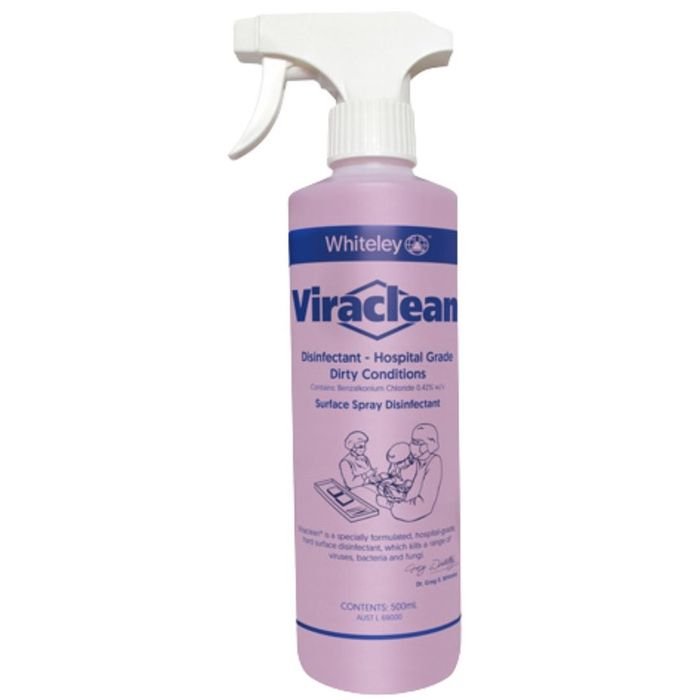 VIRACLEAN HOSPITAL GRADE DISINFECTANT 500ML SPRAY