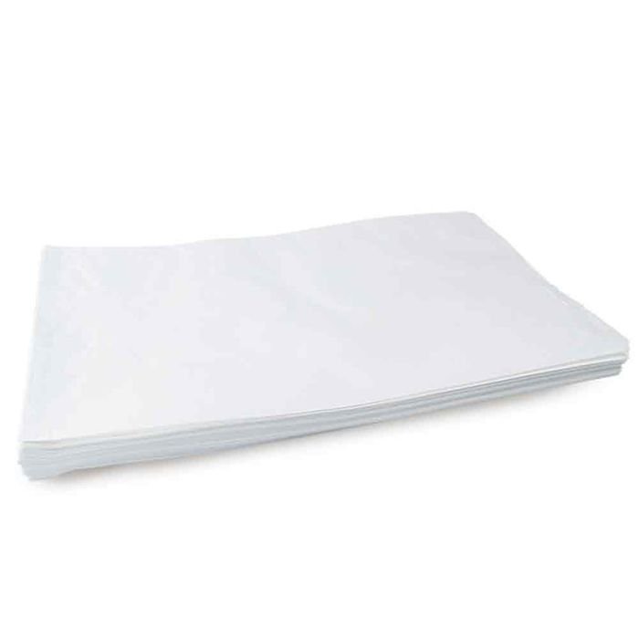 WHITE LONG FLAT PAPER BAG #6